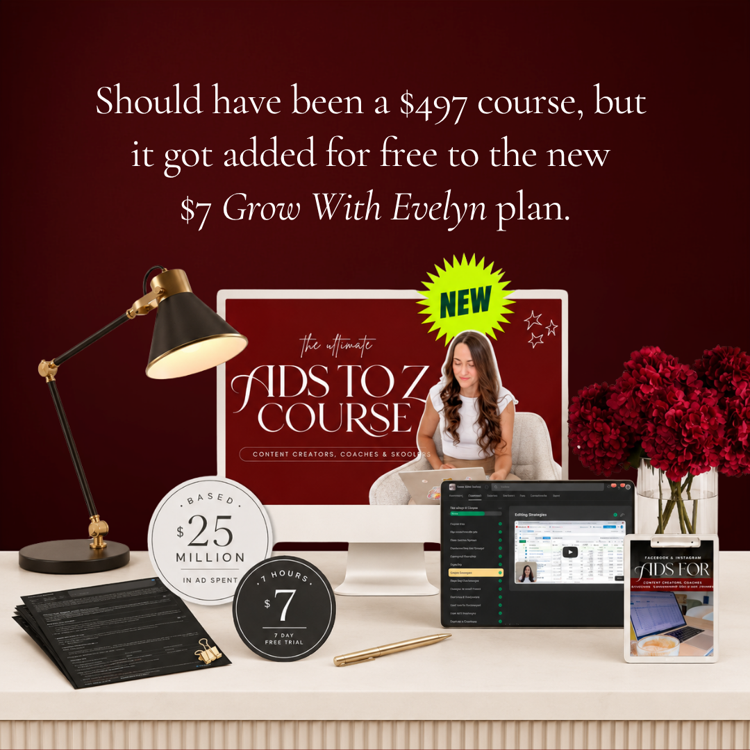 Evelyn Weiss Coaching Facebook ad