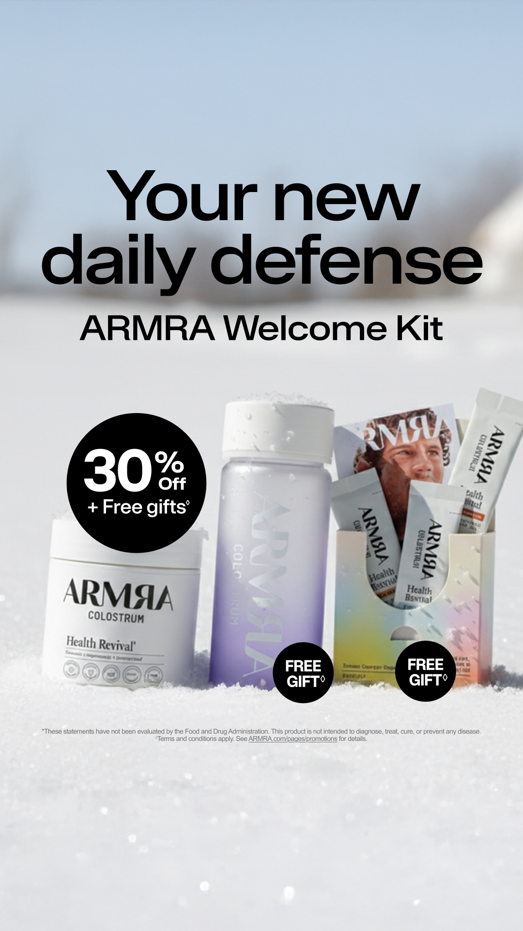 ARMRA Facebook ad