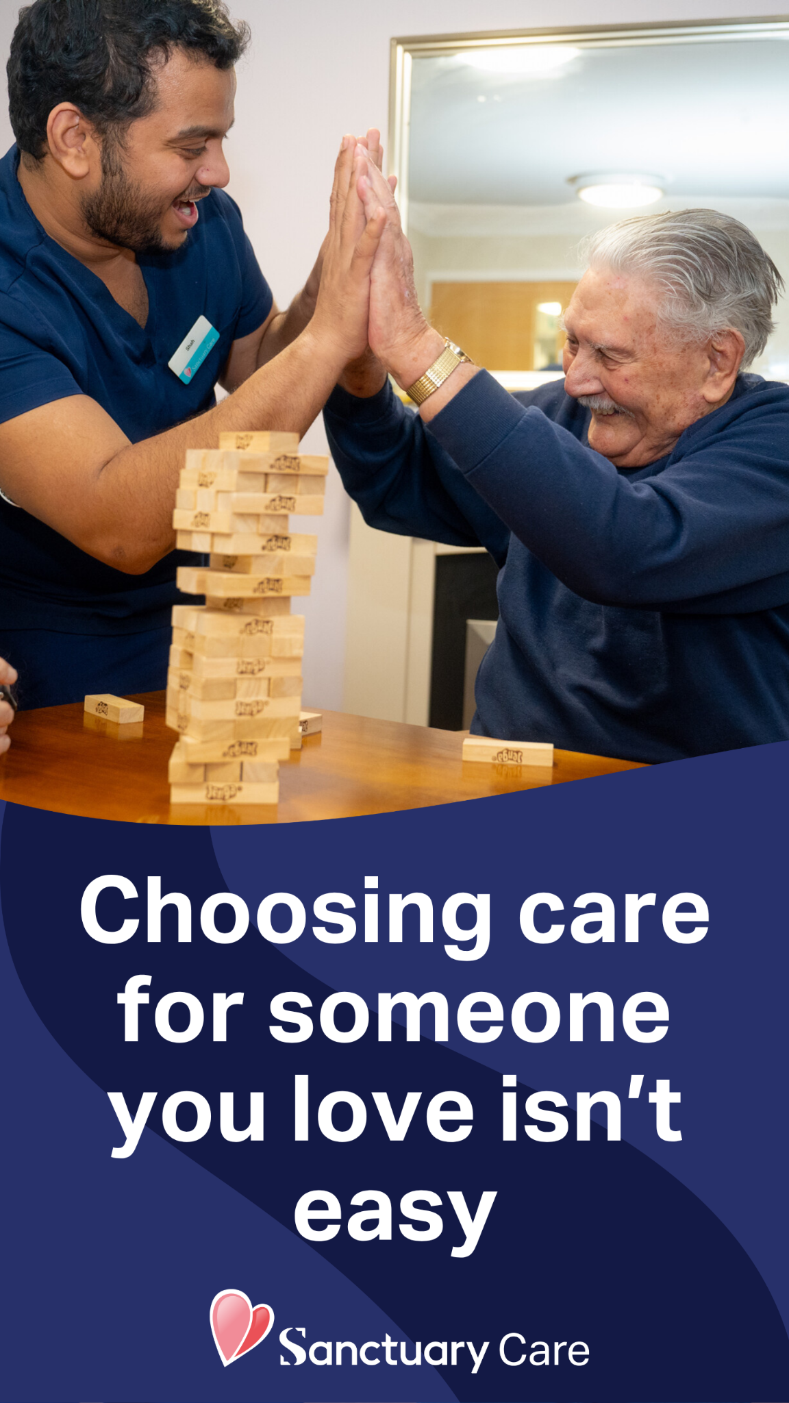 Sanctuary Care Facebook ad from Jul 5, 2026