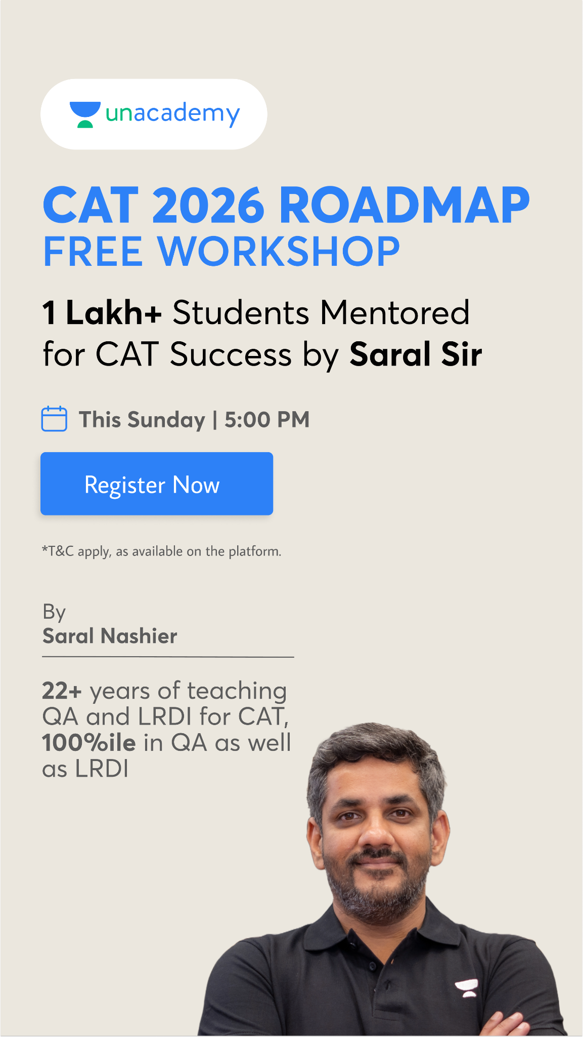 Unacademy Facebook ad