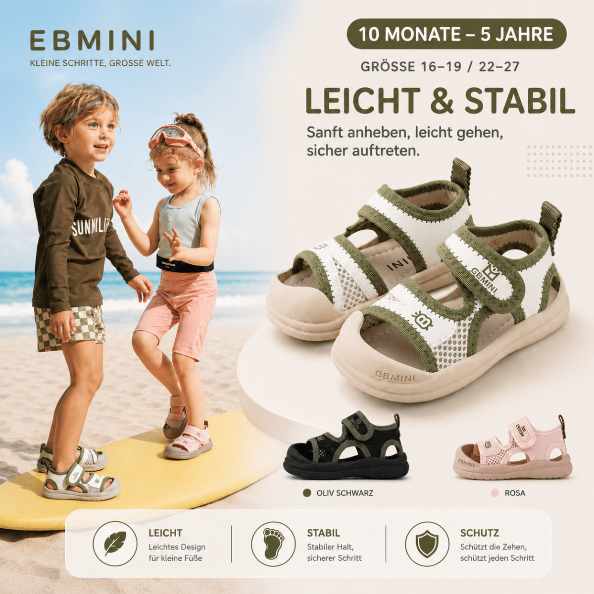 Ebmini - Kinder Barfußschuhe Facebook ad