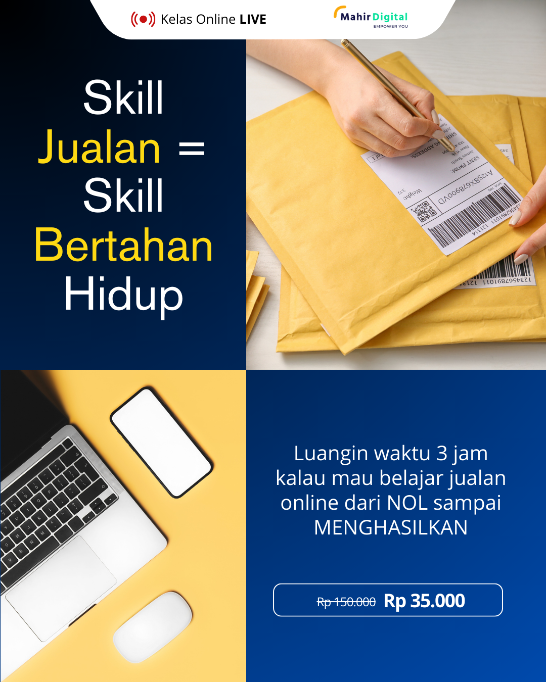 Mahir Digital Indonesia Facebook ad: ๐๐๐ซ๐ ๐๐๐ฉ๐๐ญ ๐-๐๐ ๐๐ฎ๐ญ๐ ๐๐๐ซ๐ญ๐๐ฆ๐โฆ