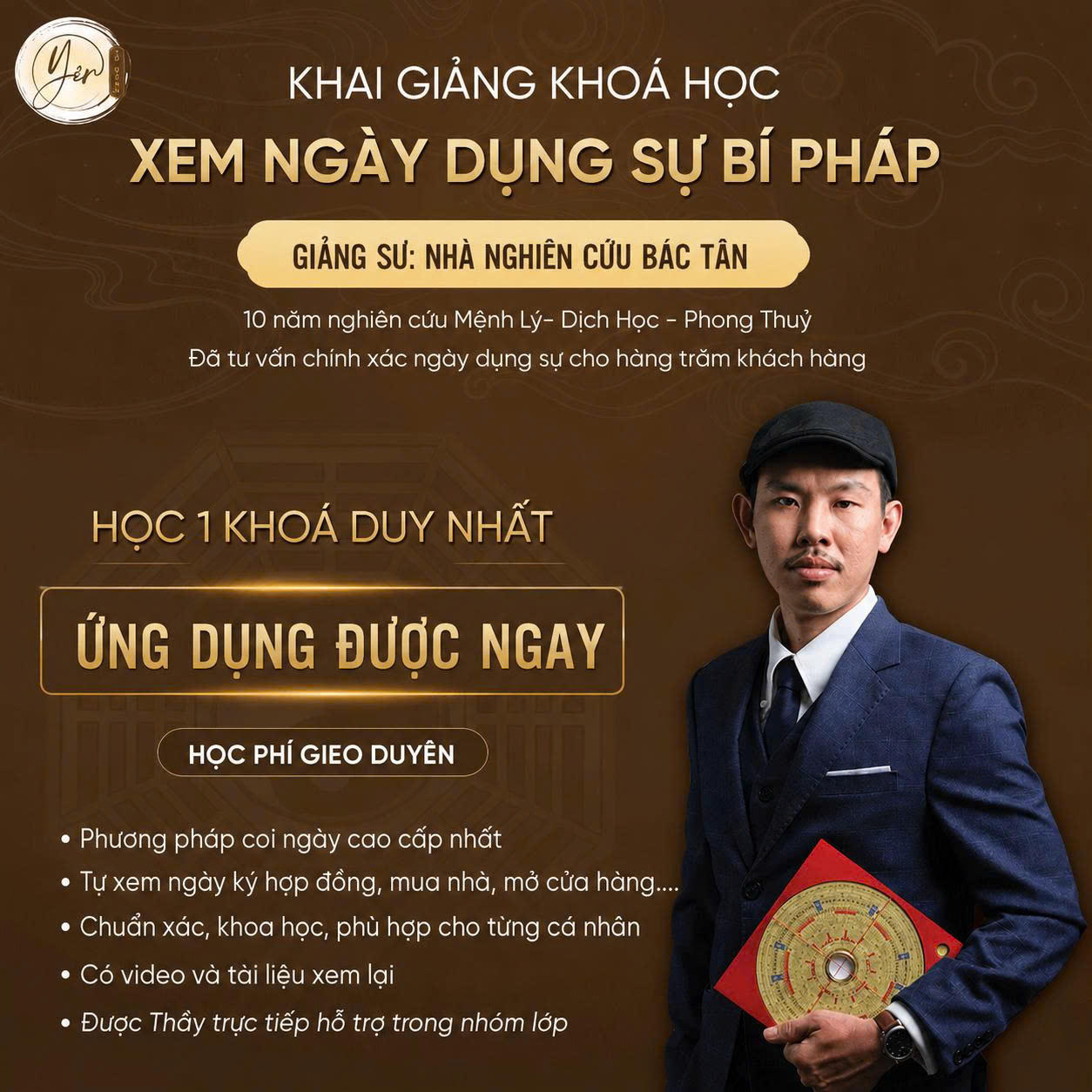 Mệnh Lý Ứng Dụng - Yên Tử Quán Facebook ad: Đăng Ký Khóa Học Tại Đây