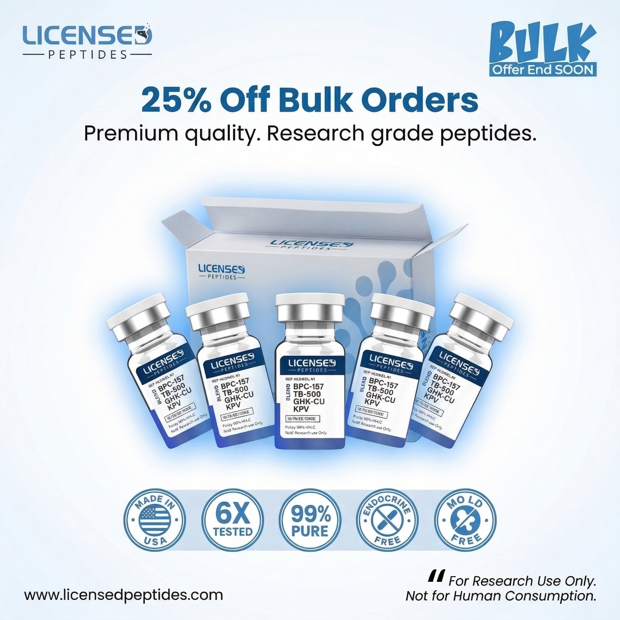 Licensed Peptides Facebook ad
