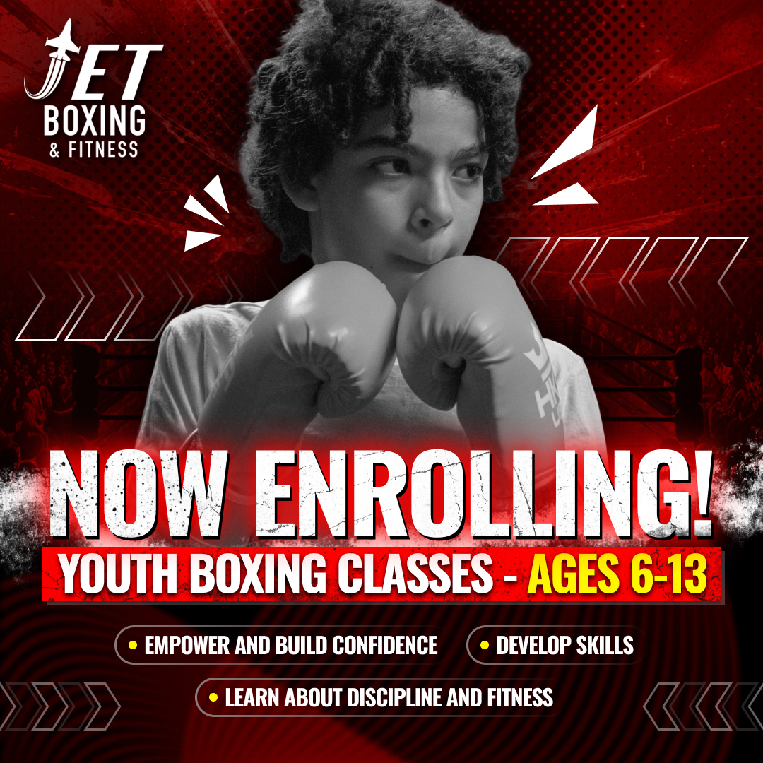 Jet Boxing & Fitness Facebook ad from Nov 5, 2025