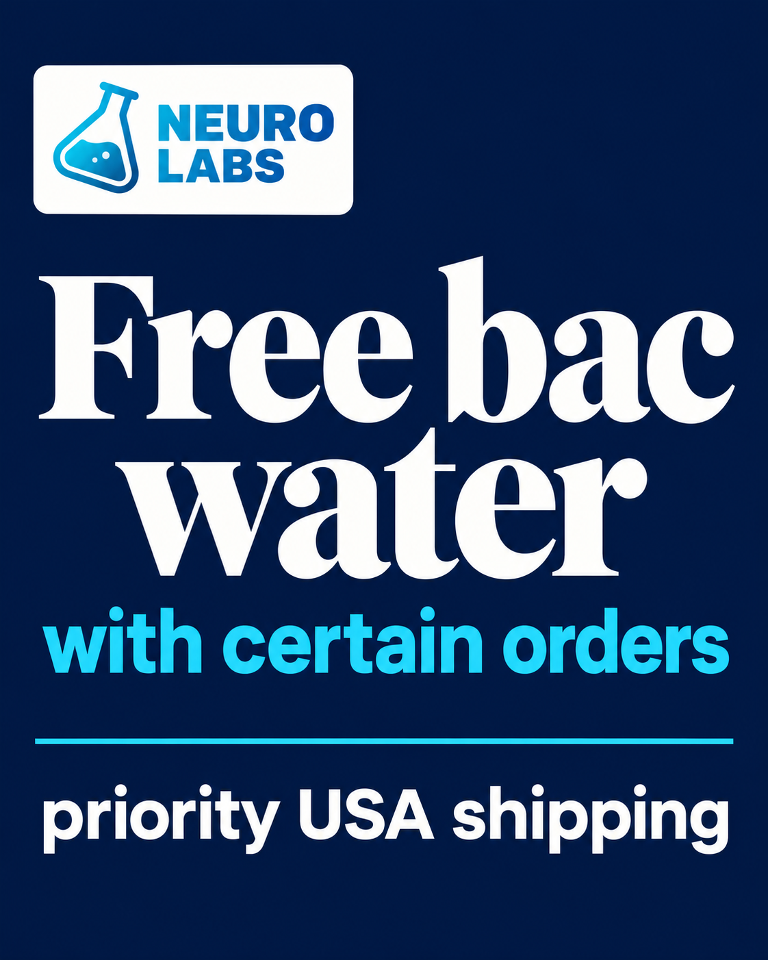 NL Facebook ad: NeuroLabs, Premium Research Peptides | ≥99% COA-Tested USA