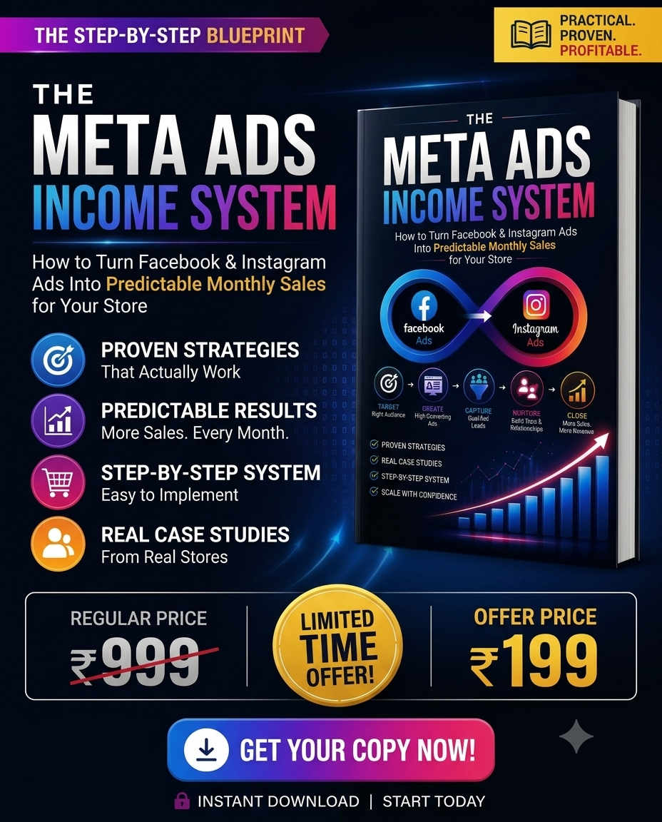 Zentrox Facebook ad: The Complete Meta Ads Playbook (2026 Edition), ₹199 Only