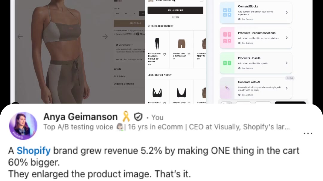 Visually.io Facebook ad