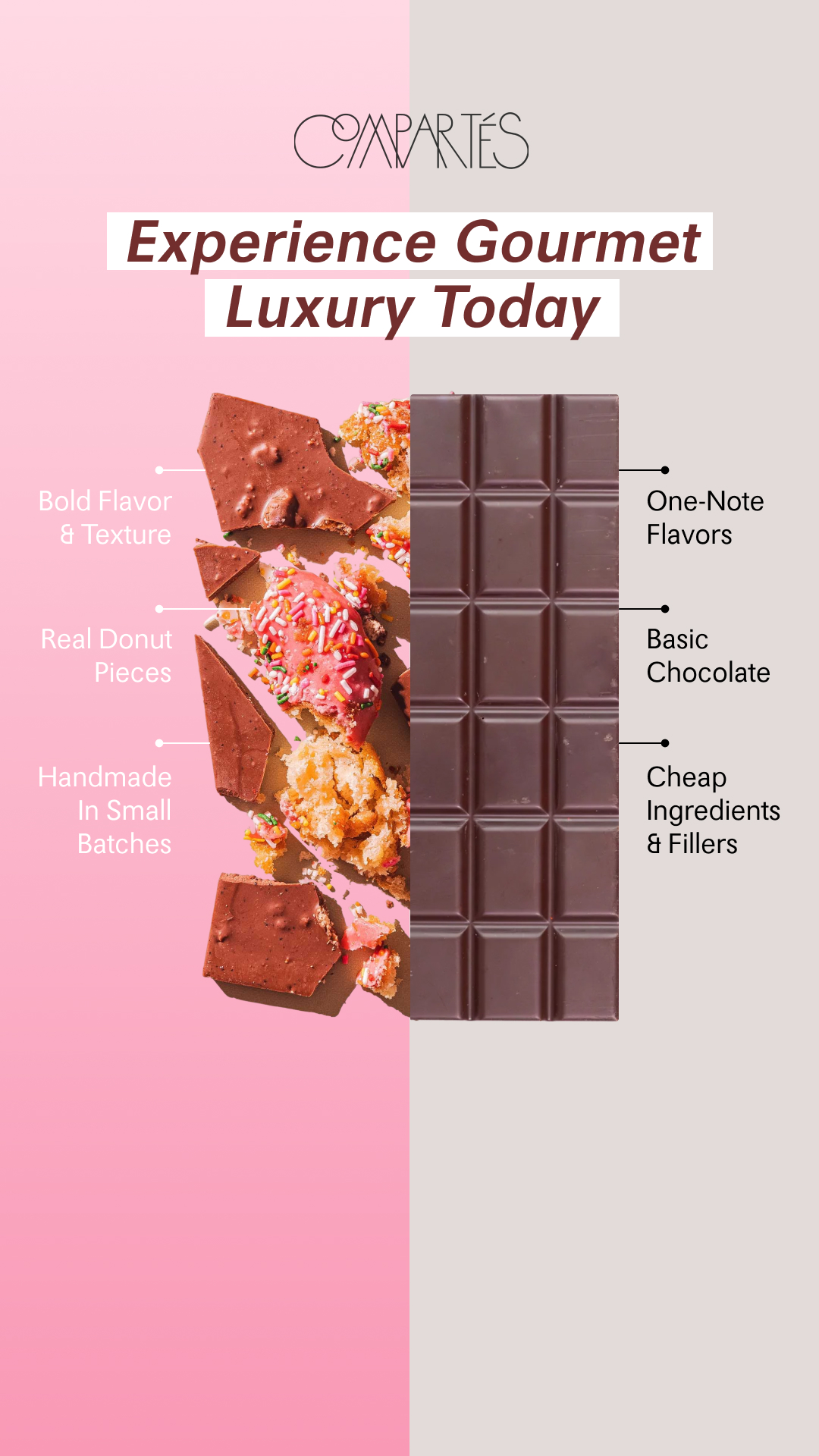 Compartes Chocolate Facebook ad