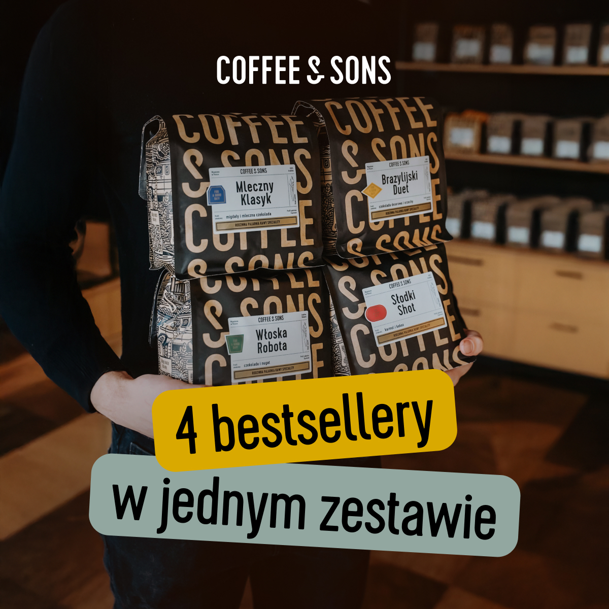 Coffee & Sons Facebook ad