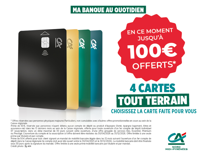 Crédit Agricole Nord Midi-Pyrénées Facebook ad from Jun 10, 2026