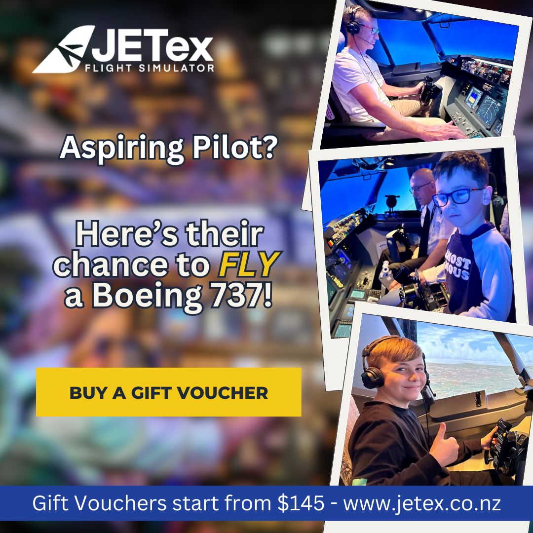 JETex Flight Simulator Facebook ad