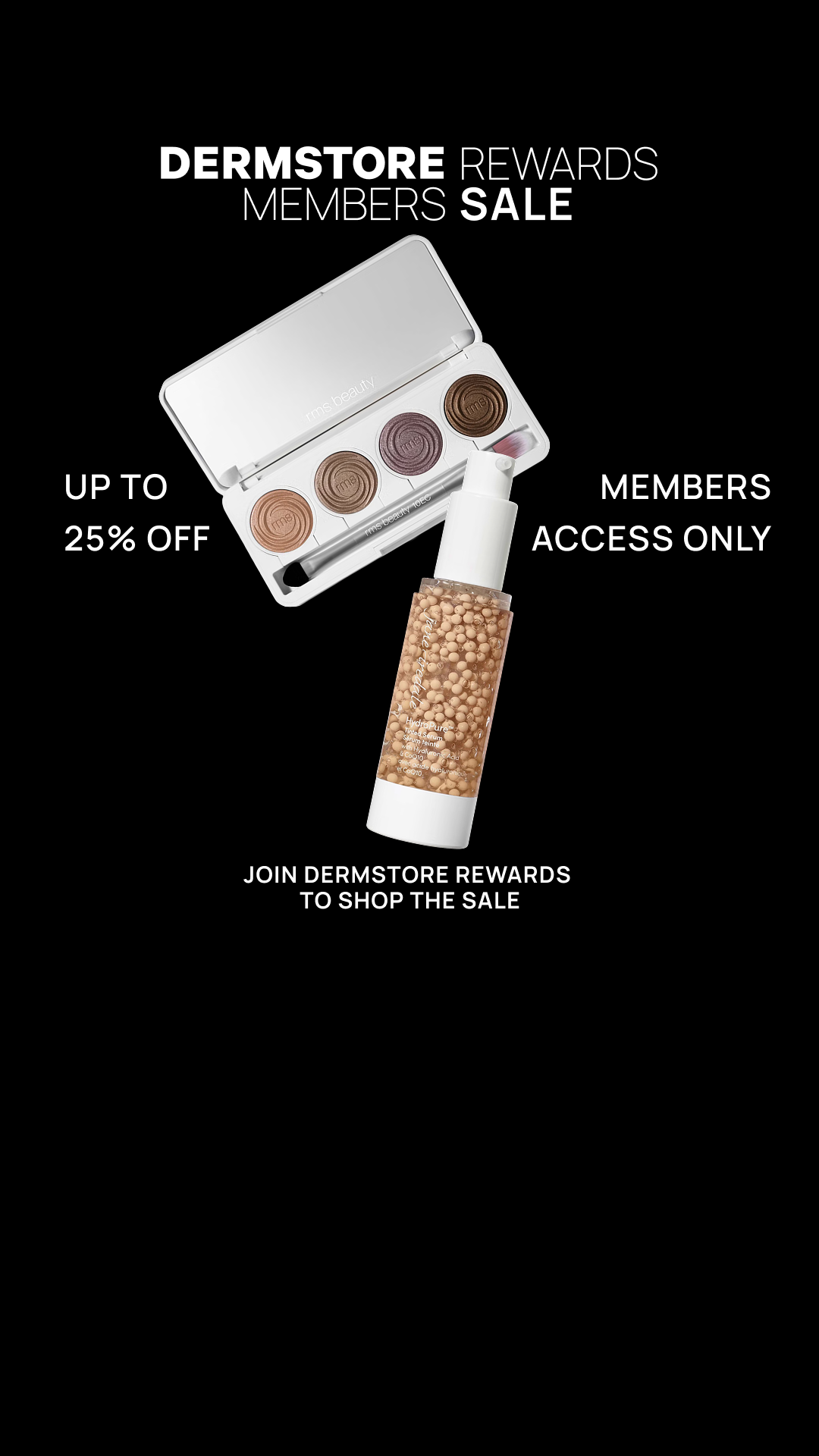 Dermstore Facebook ad: Become a Dermstore Rewards Member for exclusive sale…