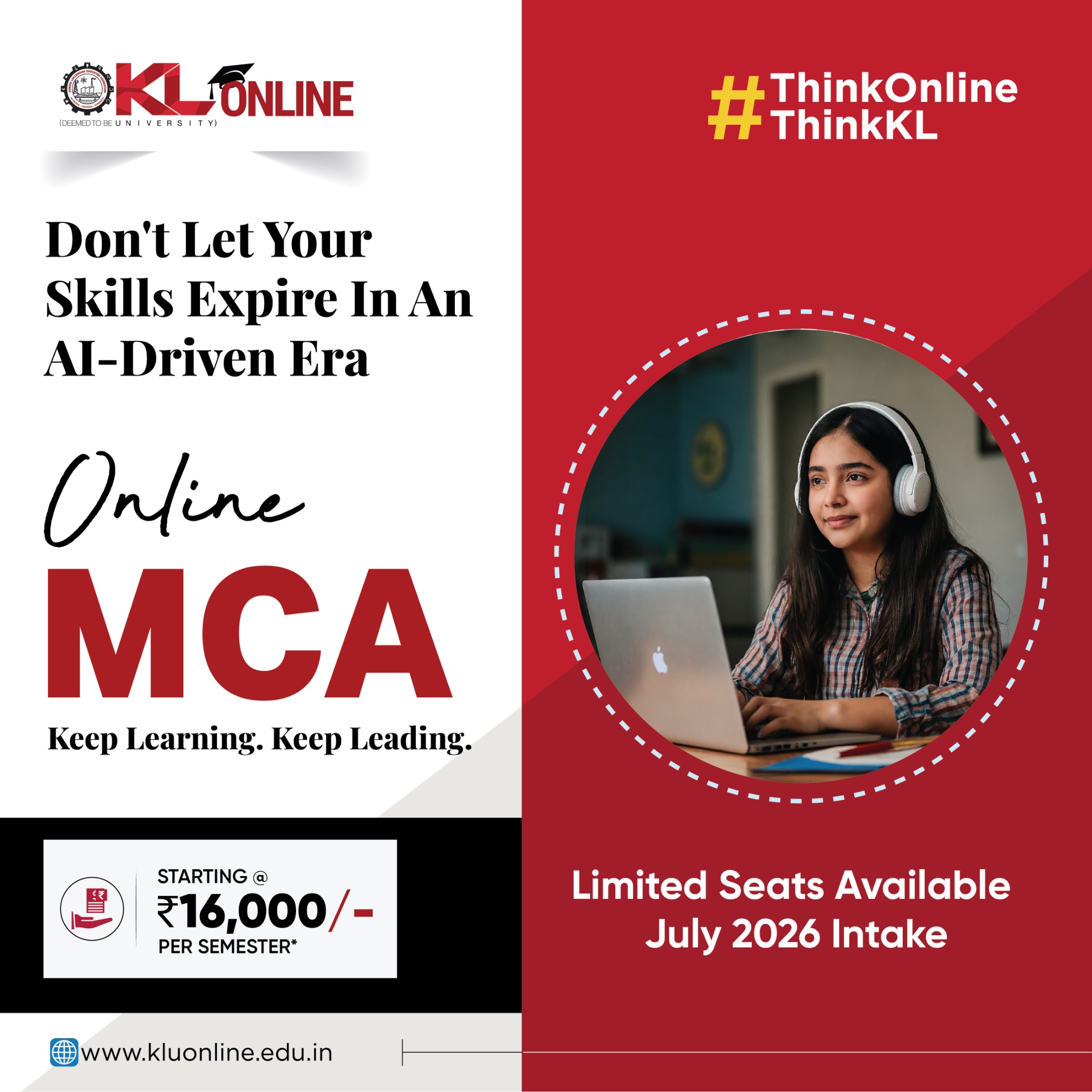 KL University Online Facebook ad