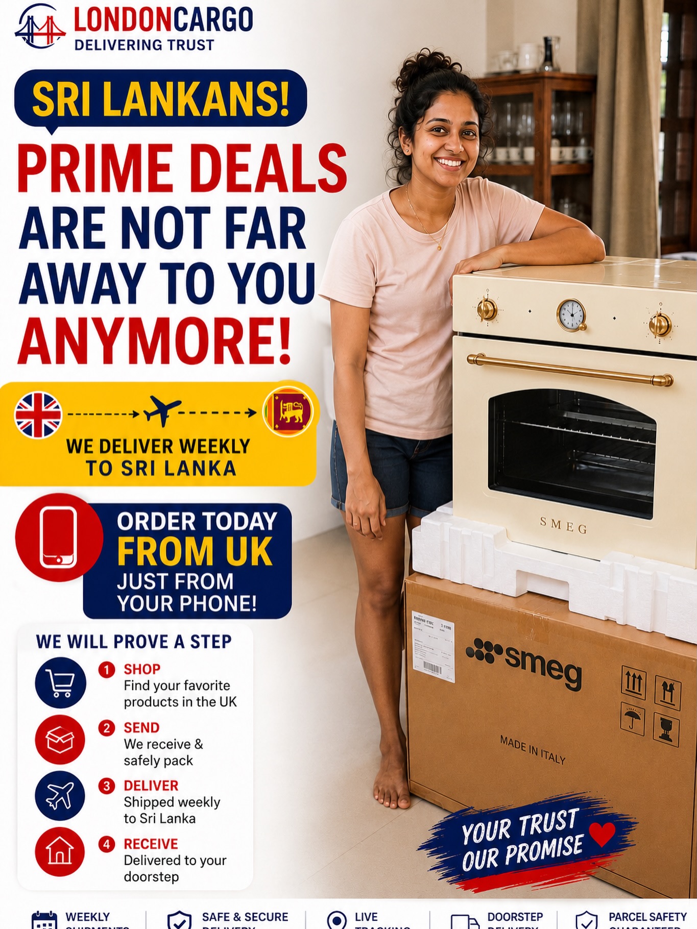 London Cargo Facebook ad: Don't Miss the UK's Biggest Summer Deals