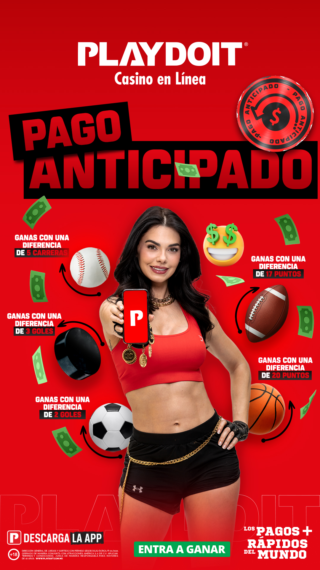 Playdoit México Facebook ad from May 25, 2026