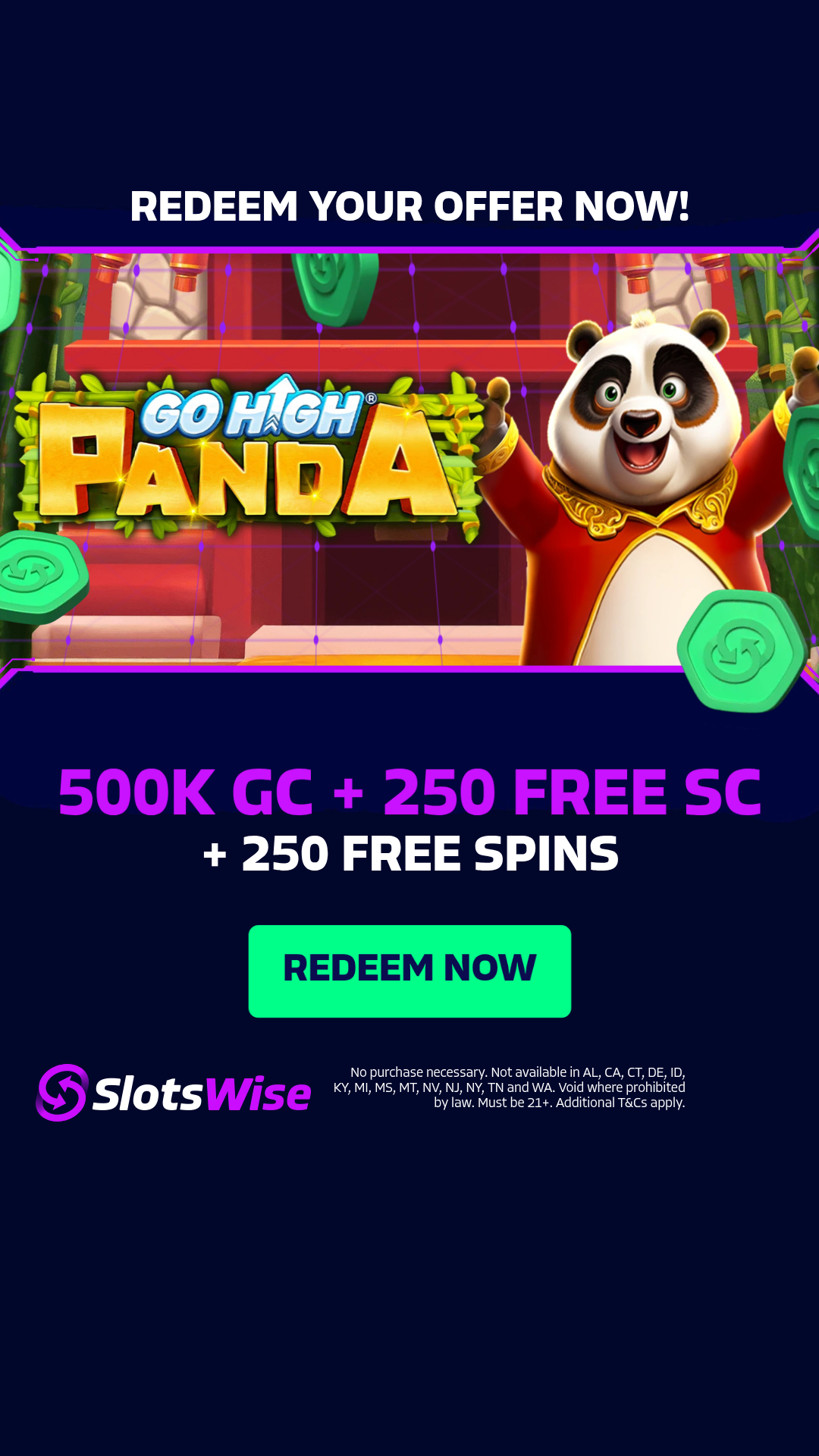 SlotsWise - Social Casinos Facebook ad from Jul 7, 2026