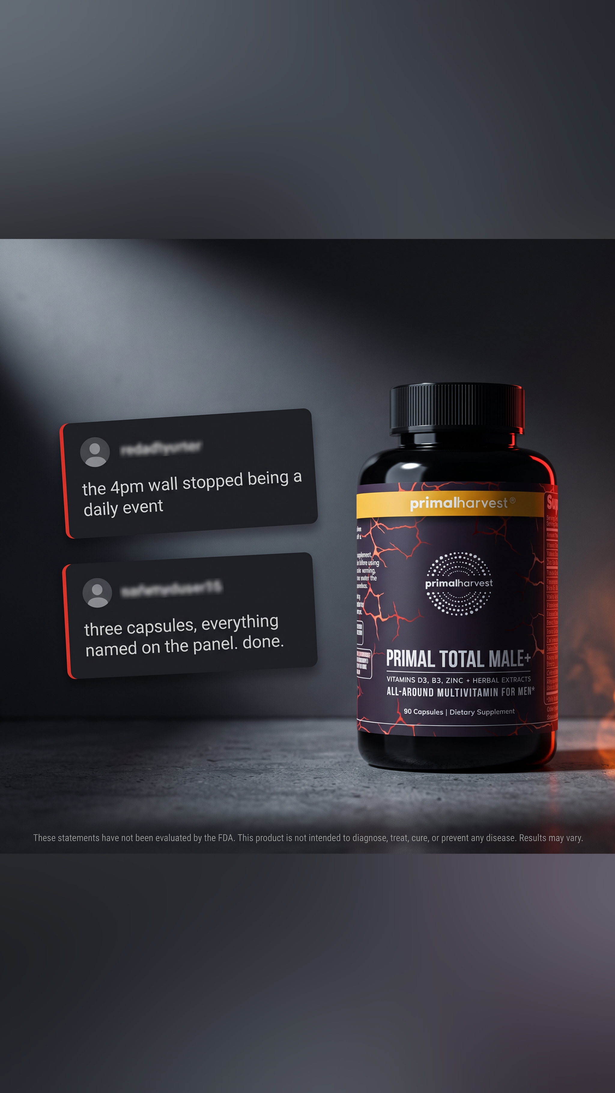 Primal Harvest Facebook ad: Support Healthy Hormone Levels