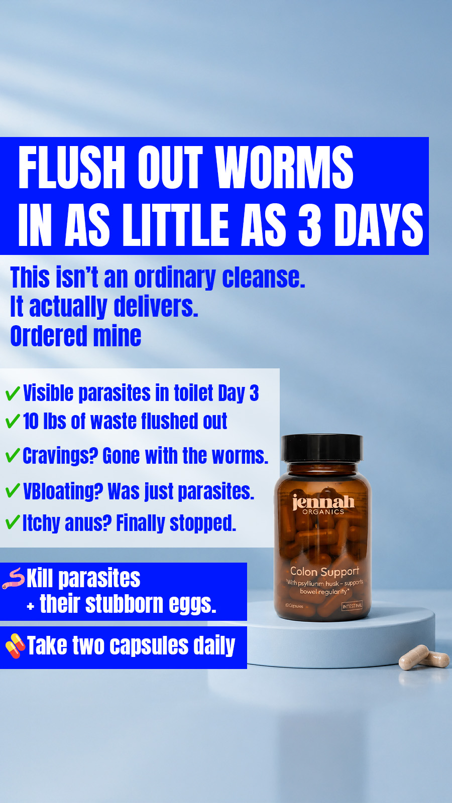 Jennah Organics Facebook ad