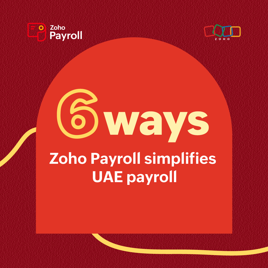 Zoho Payroll Facebook ad