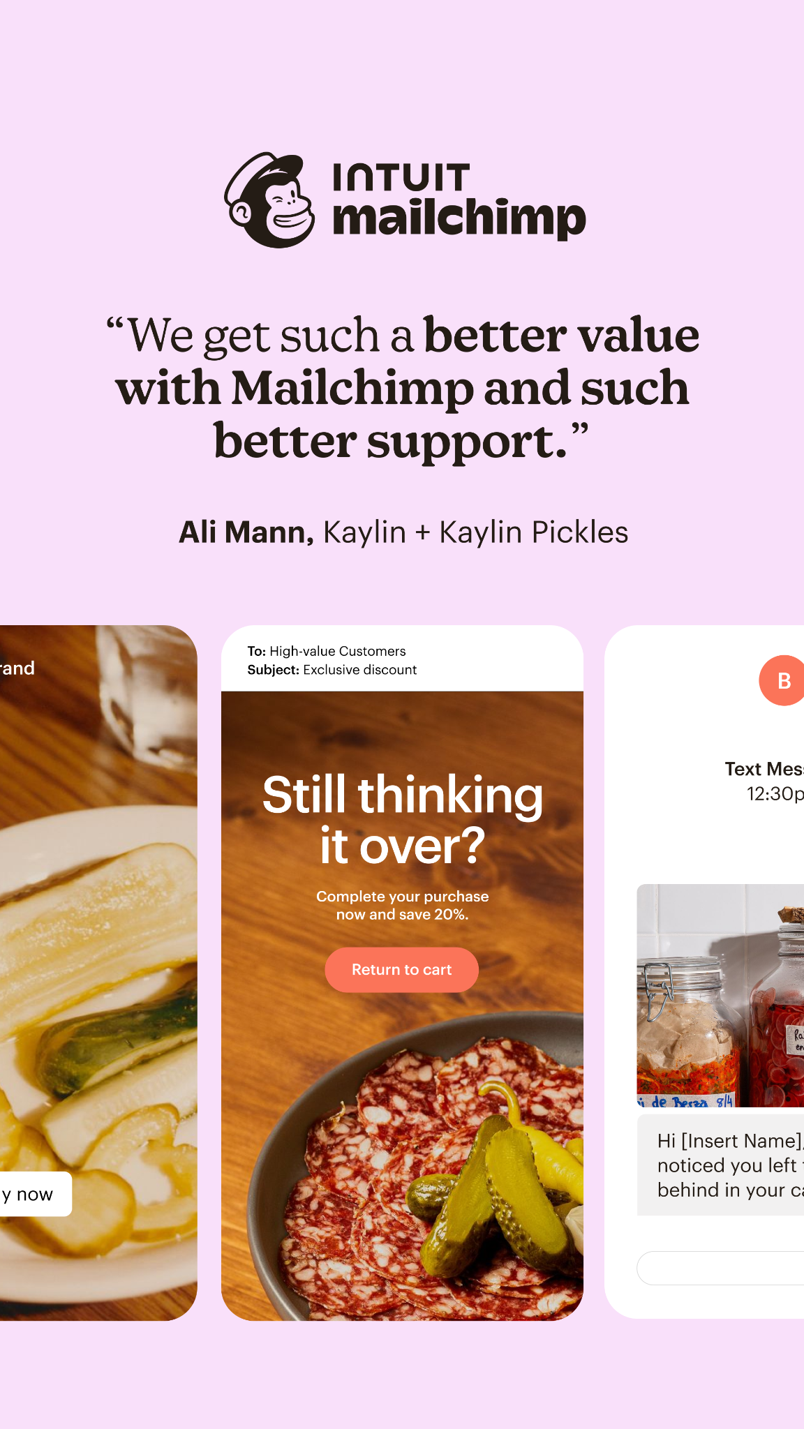 Intuit Mailchimp Facebook ad