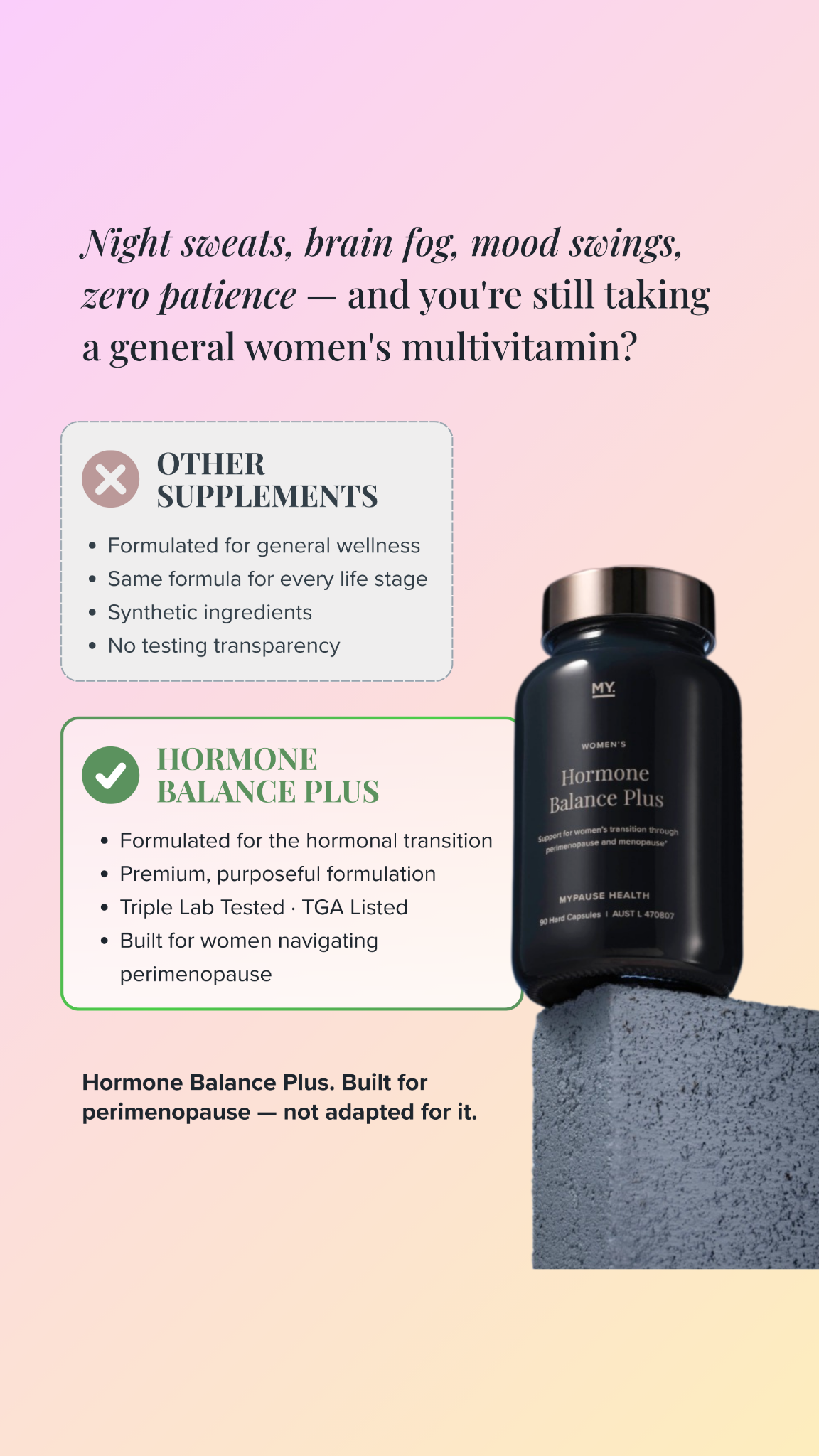 MyPause Health Facebook ad