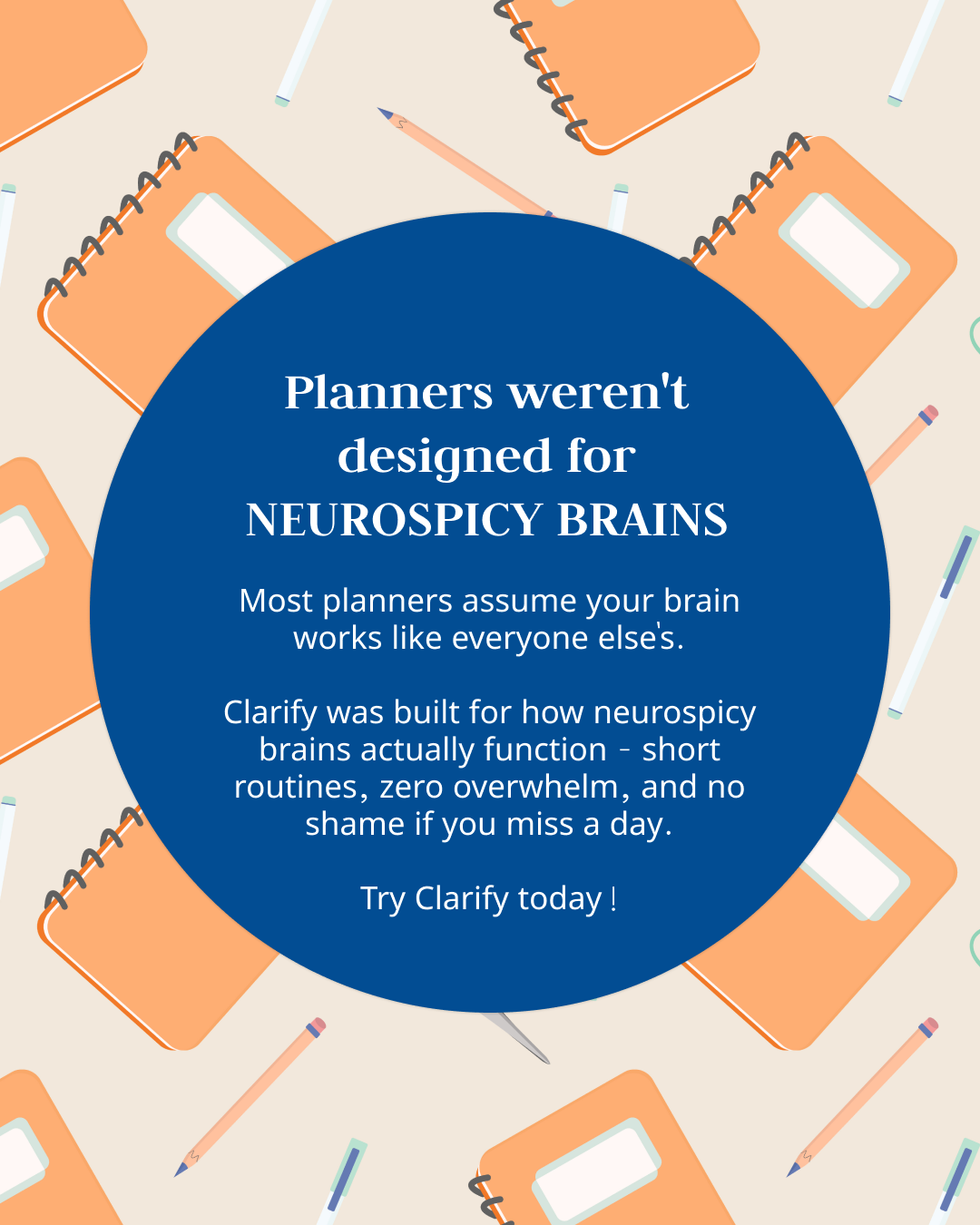 Clarify - Your Focus Keeper Facebook ad