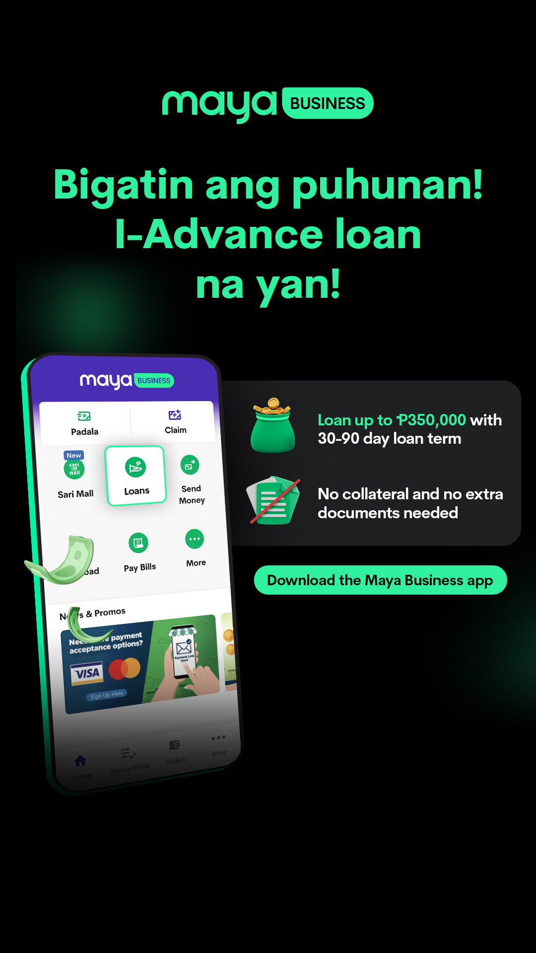 Maya Center Facebook ad