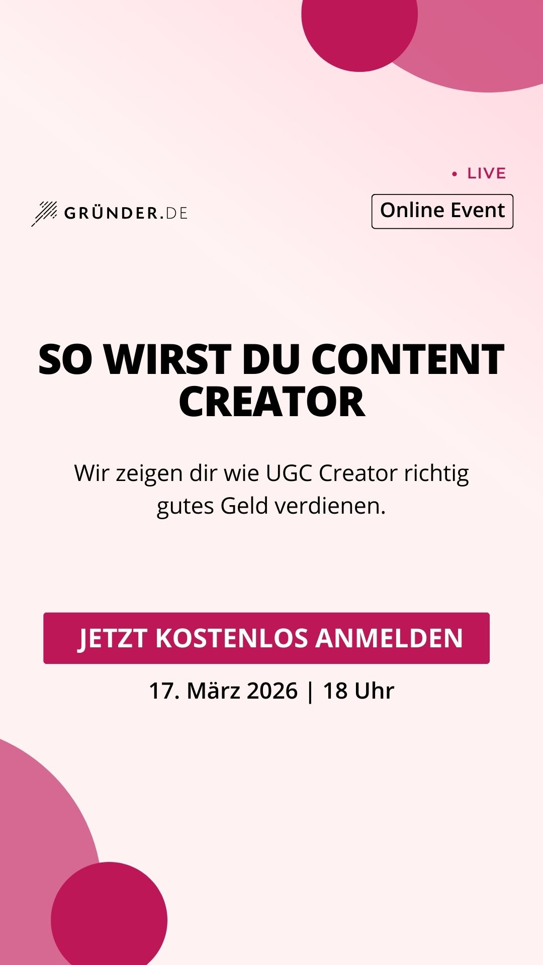 UGC mit Hannah Facebook ad from Mar 4, 2026