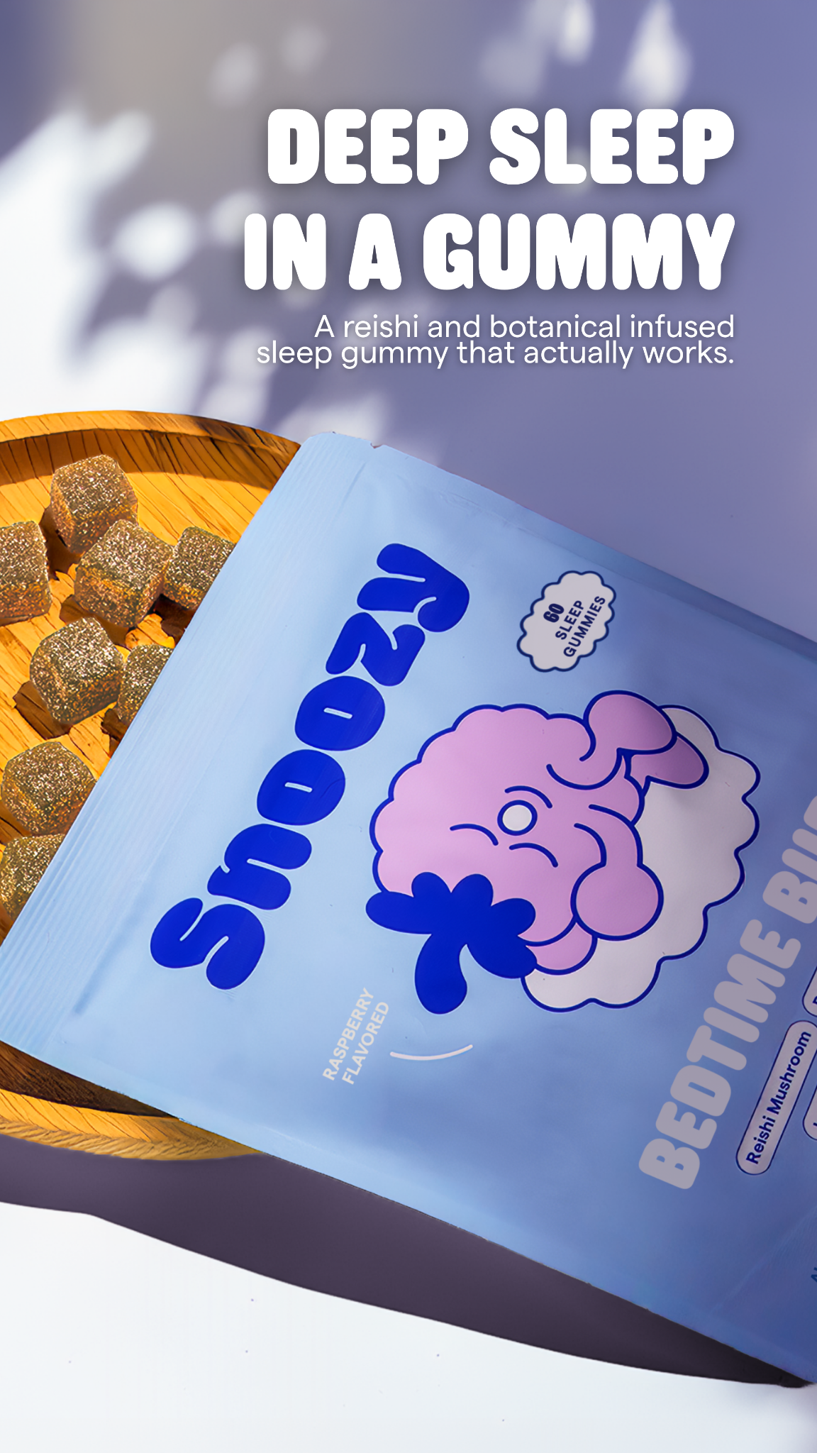 Snoozy Wellness Facebook ad from Mar 23, 2026