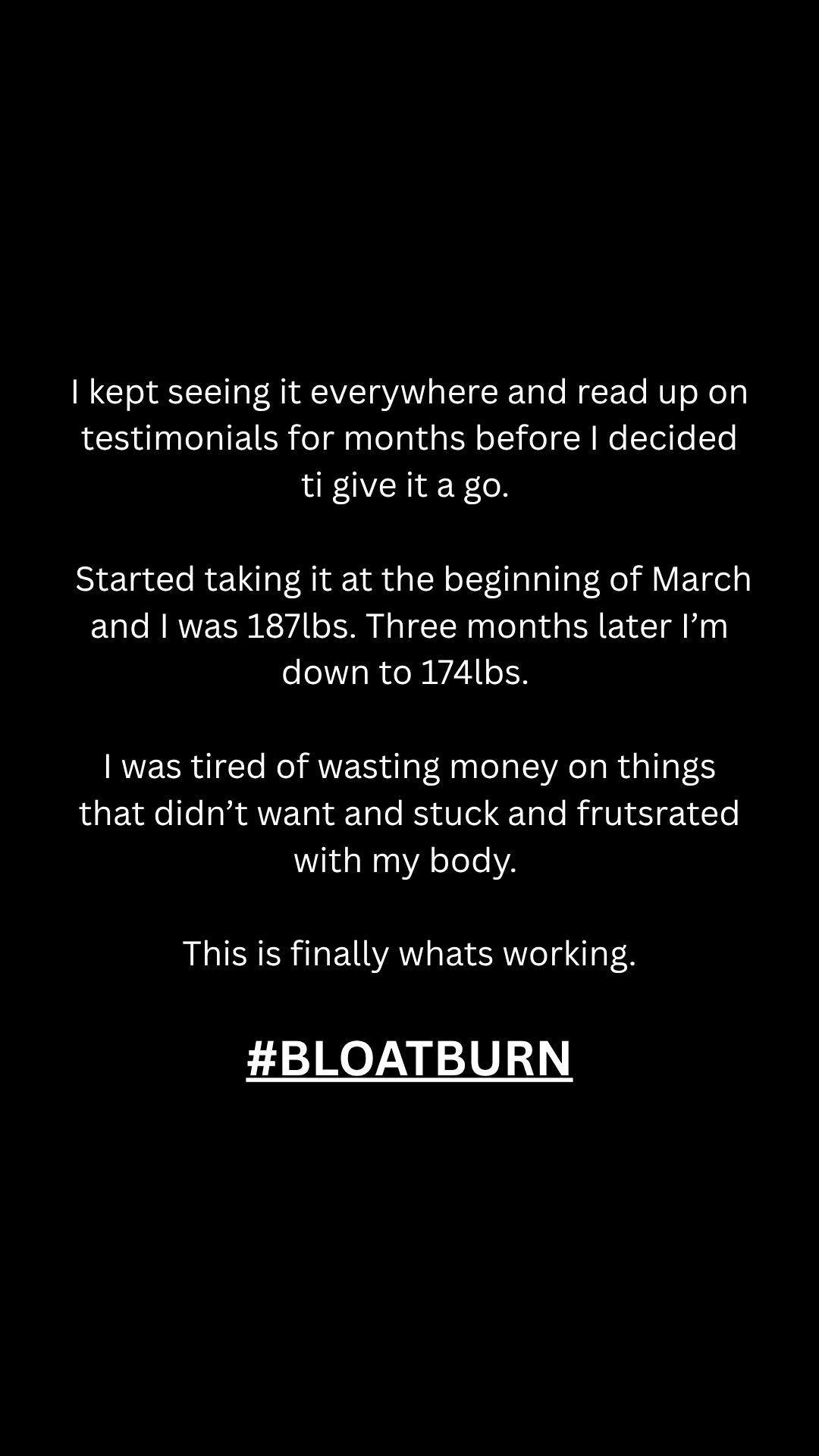 Beyond The Bloat Facebook ad