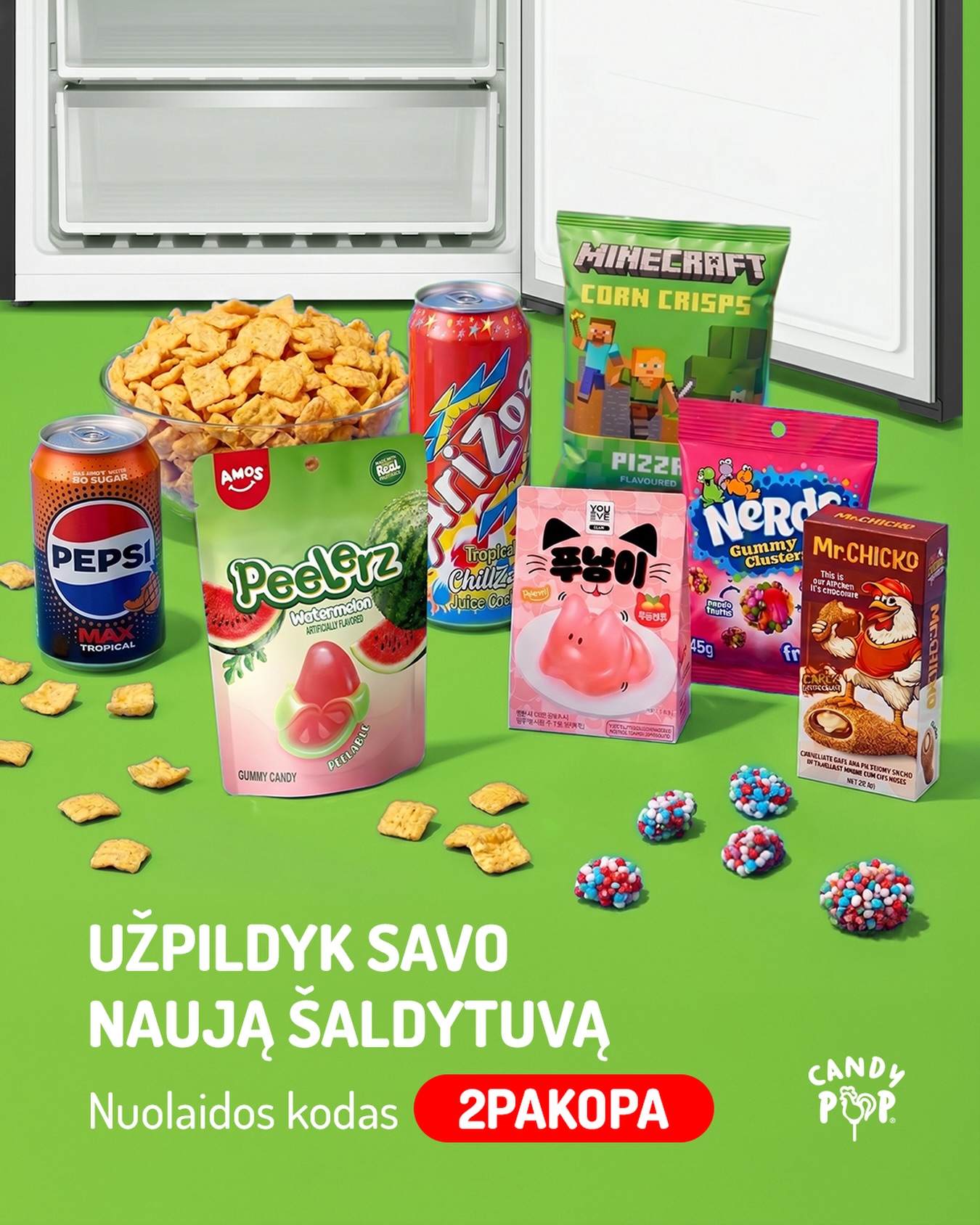 Candy POP Facebook ad