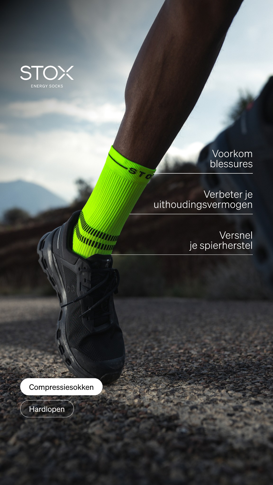 STOX Energy Socks Facebook ad