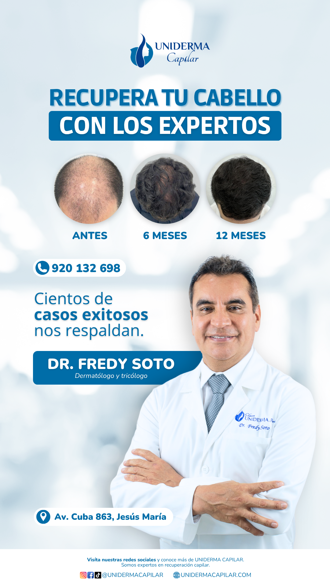Uniderma Capilar Facebook ad from Mar 23, 2026
