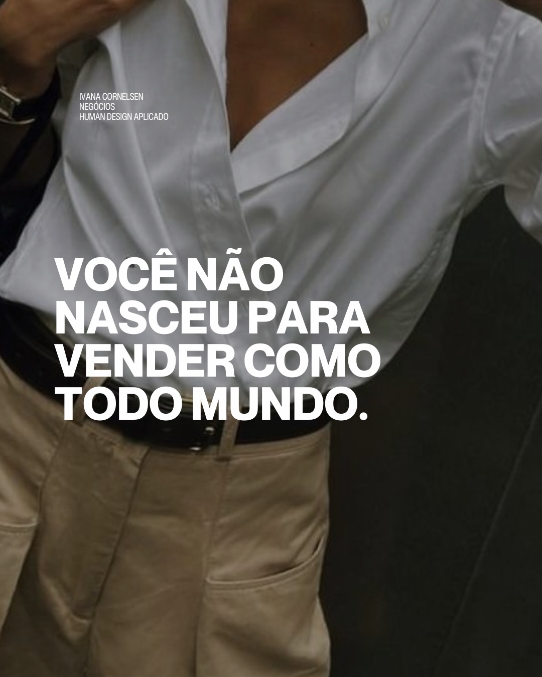 Flow Business Facebook ad: Você não nasceu para vender como todo mundo.