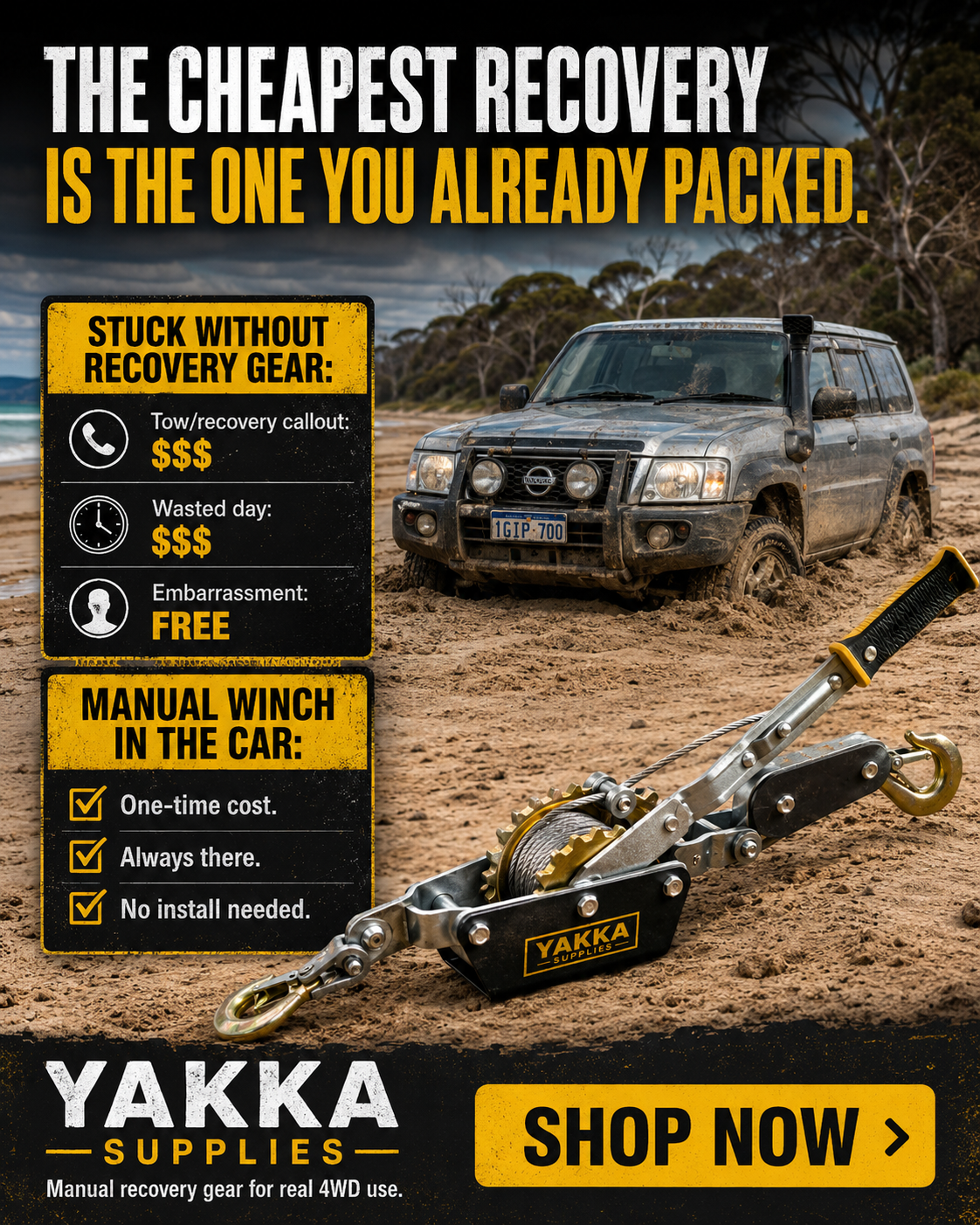 Yakka Supplies Facebook ad