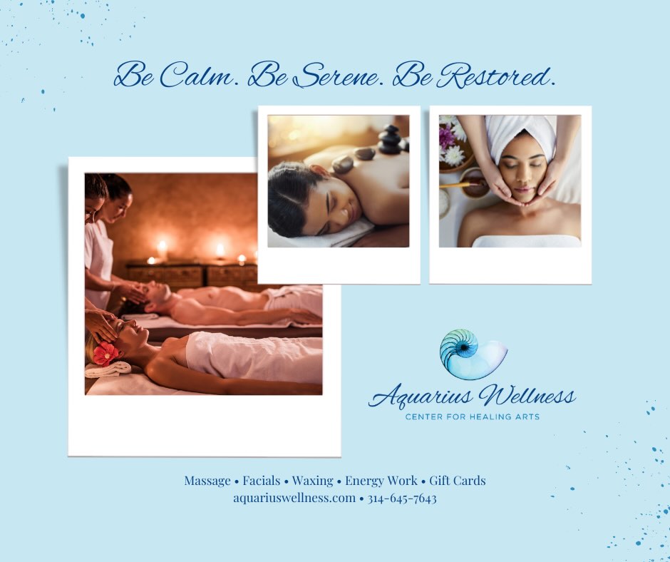 Aquarius Wellness Center For Healing Arts and Massage Therapy-St. Louis Facebook ad