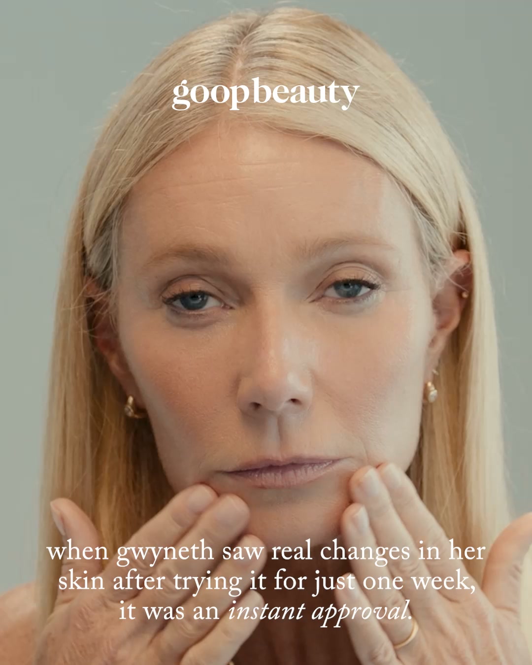 goop Facebook ad: youth-boost peptide serum
