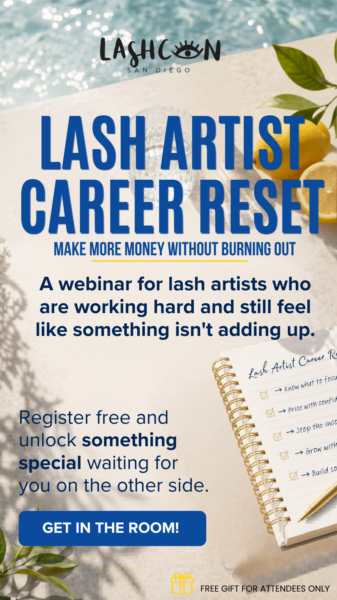 The Lash Conference Facebook ad