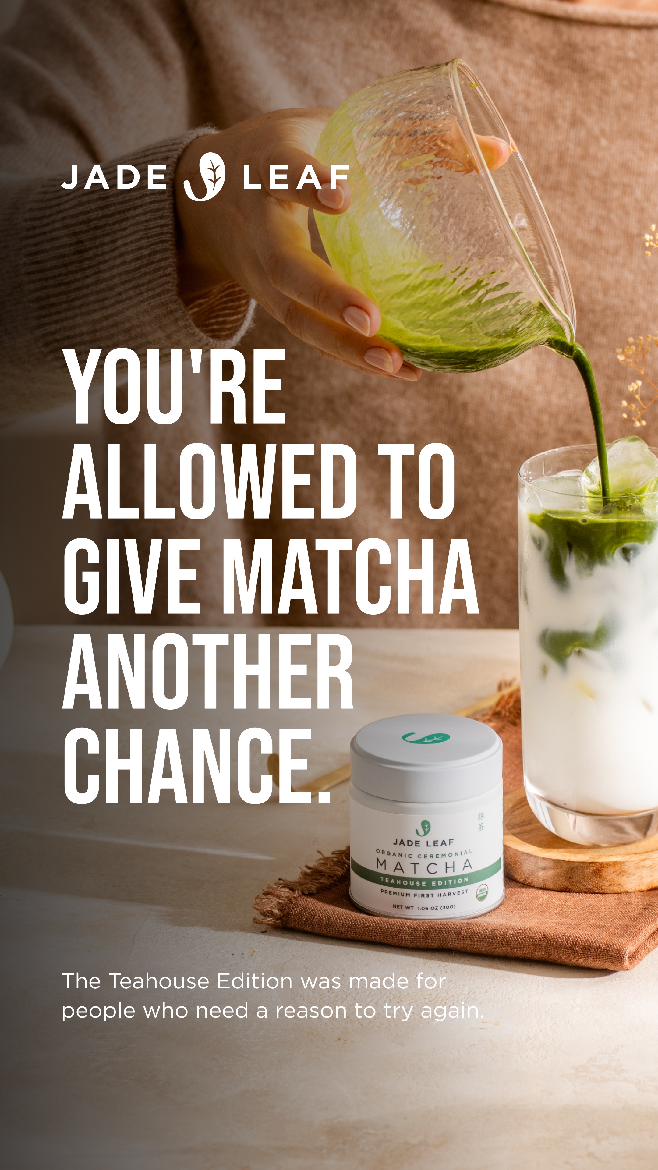Jade Leaf Matcha Facebook ad