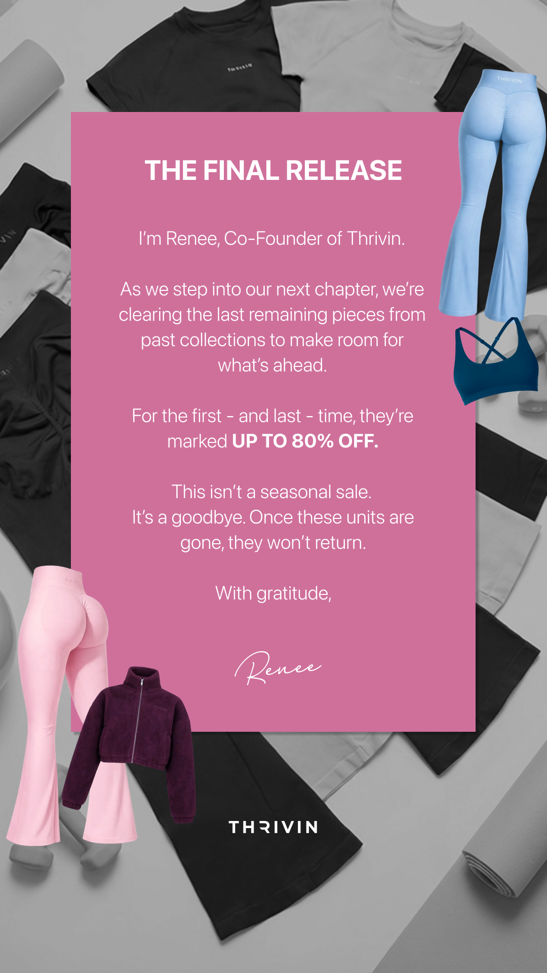 Wearethrivin Facebook ad