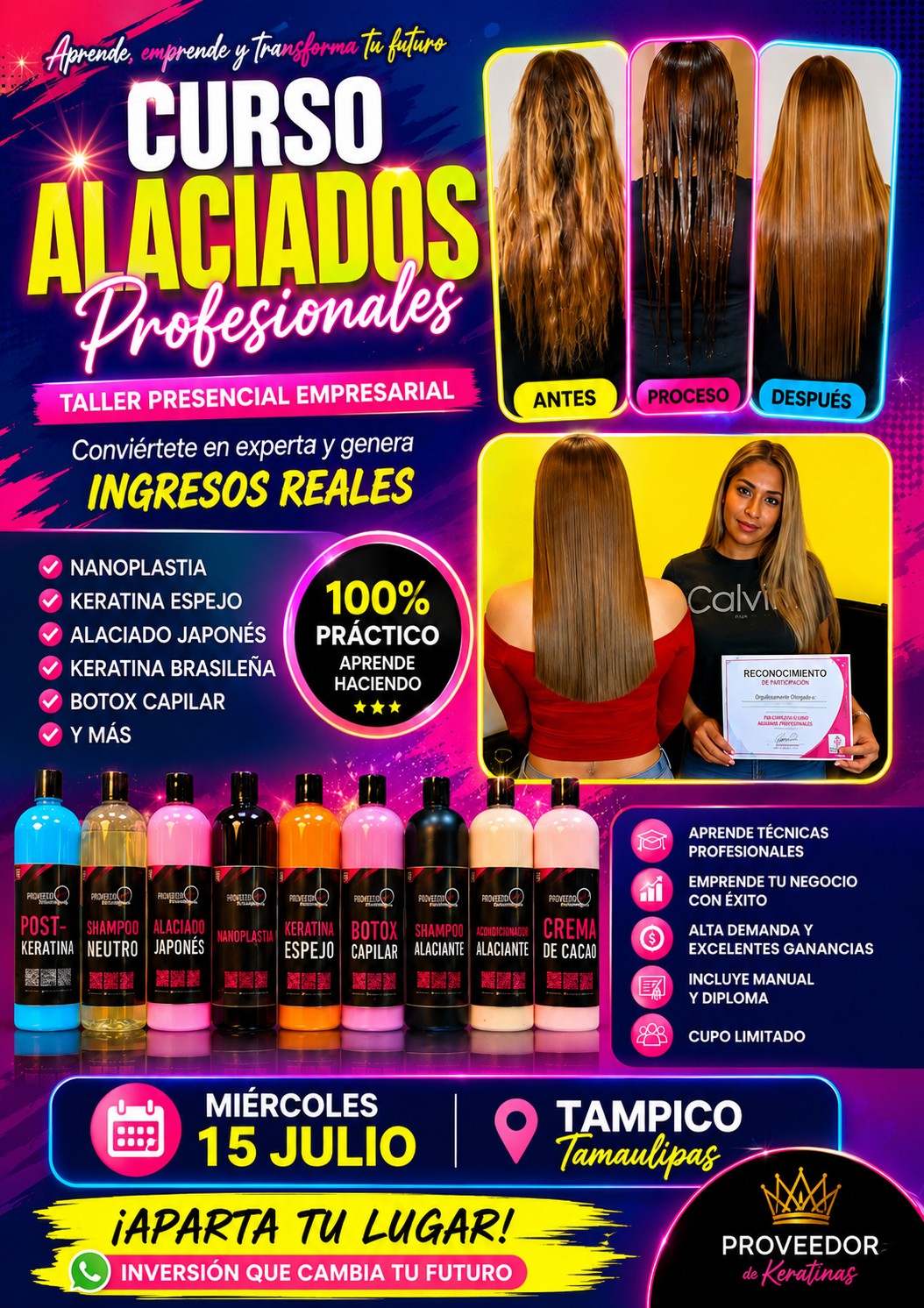 Keratinas de calidad a mayoreo Facebook ad