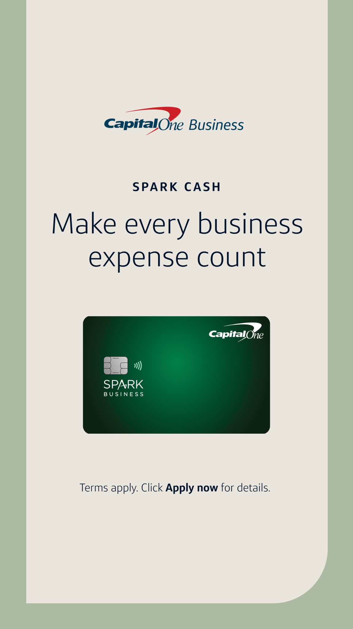 Capital One Business Facebook ad