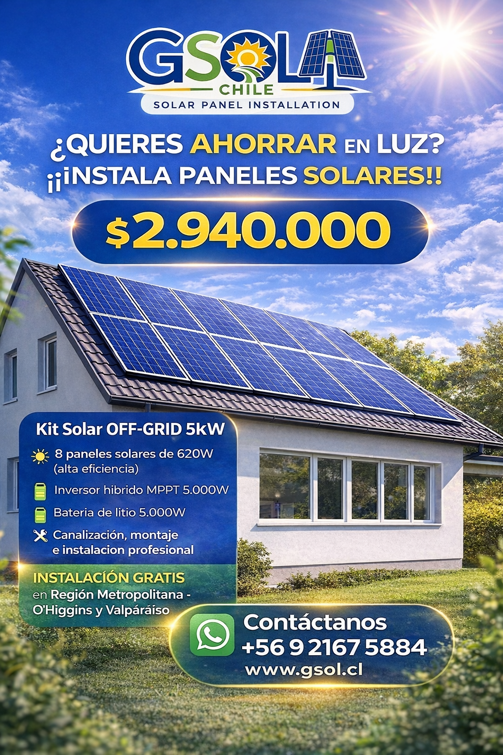 Gsol.cl marcamos la diferencia Facebook ad from Mar 12, 2026