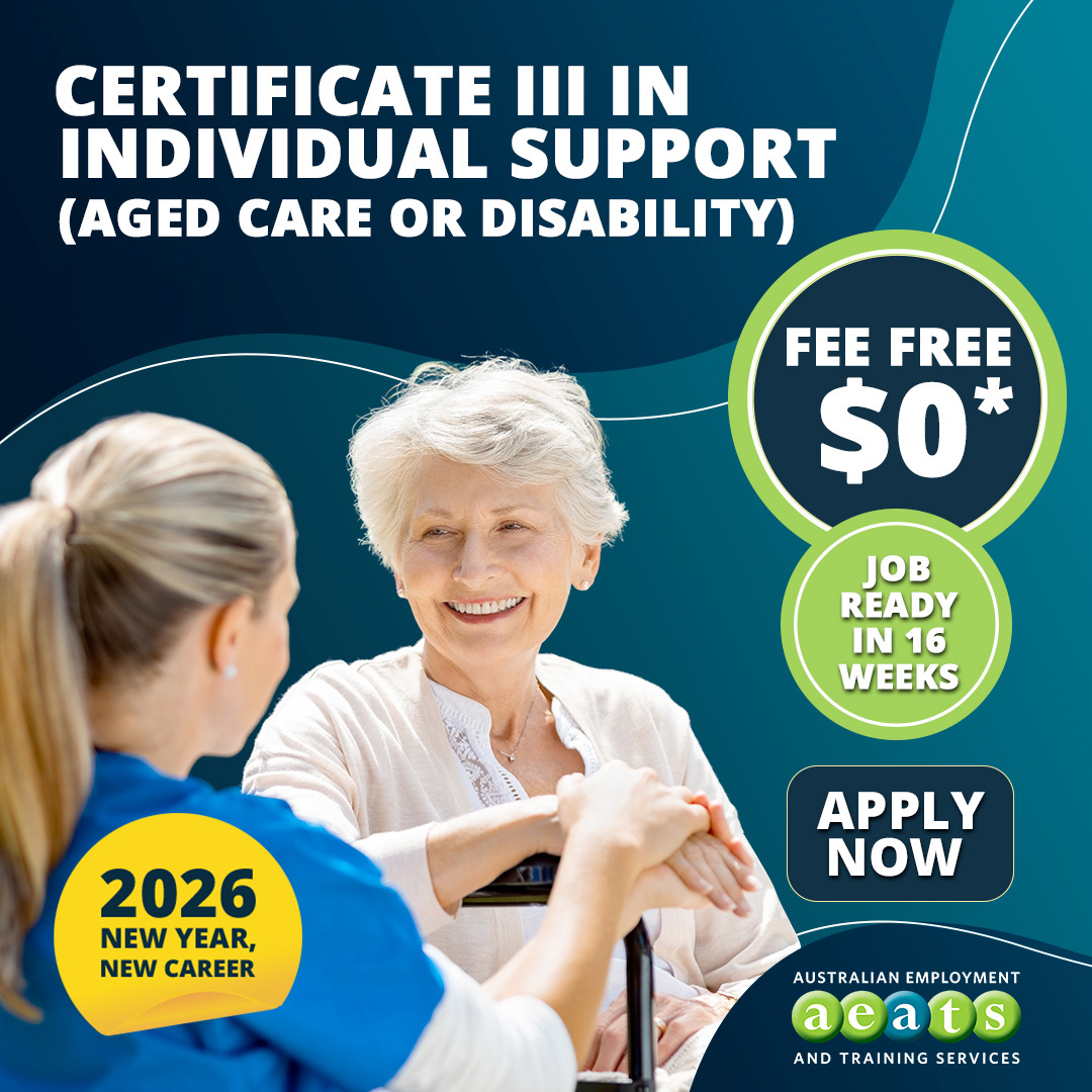 Australian Employment and Training Services - AEATS Facebook ad