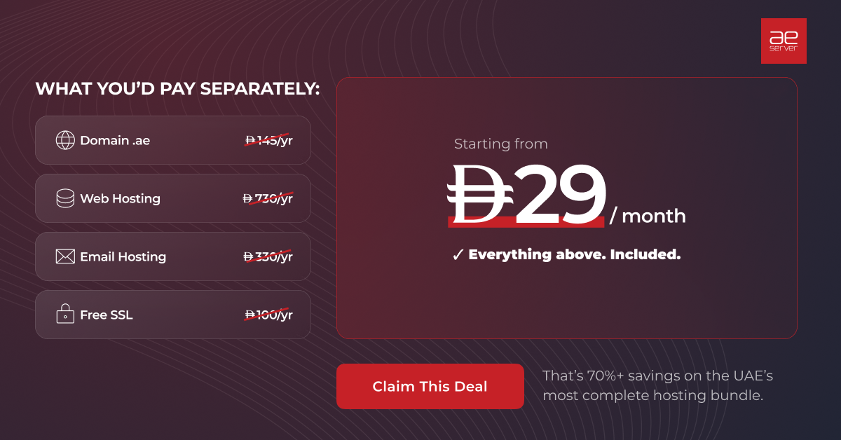 AEserver Facebook ad