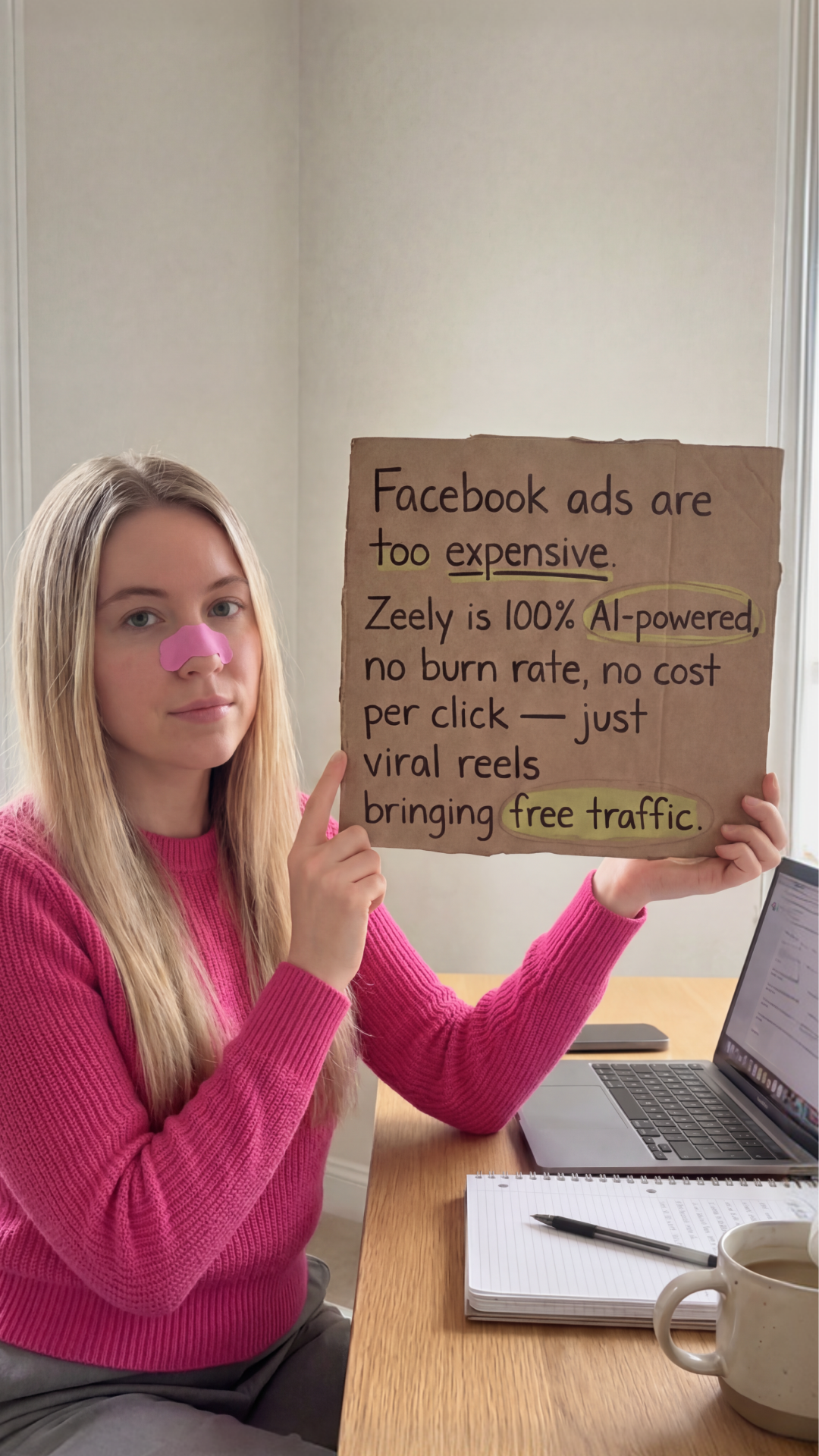 Zeely Facebook ad