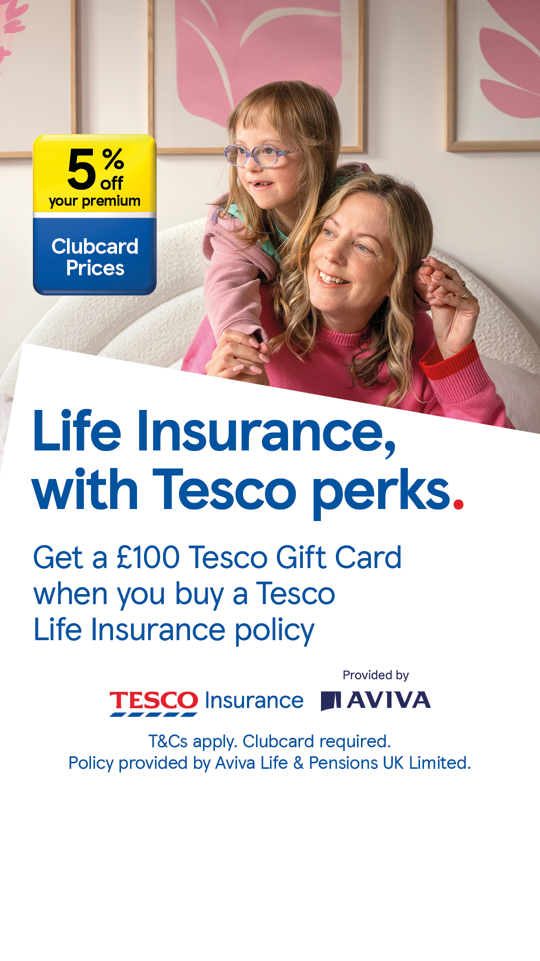 Tesco Insurance Facebook ad