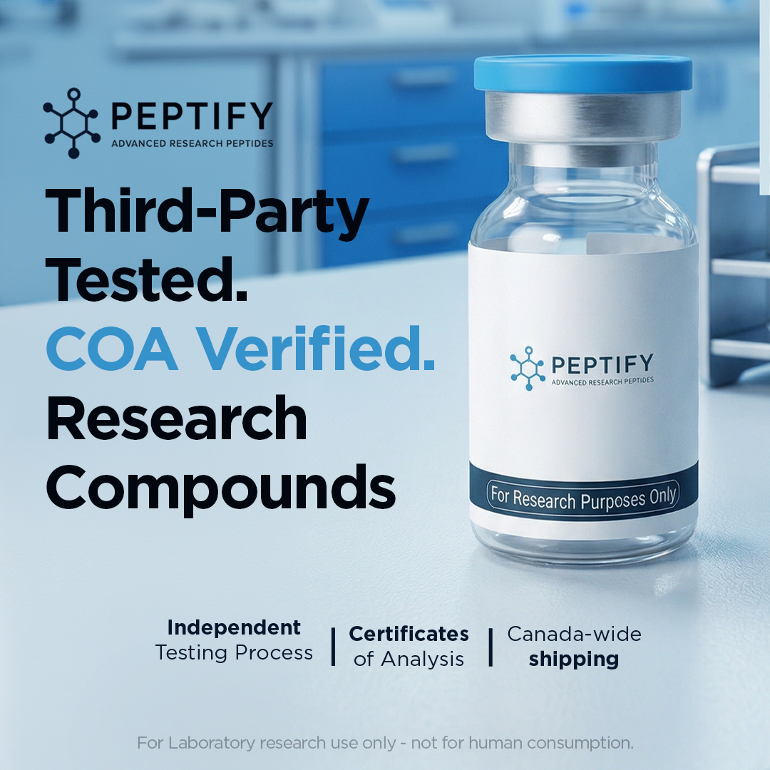 Peptify Advanced Research Facebook ad from Apr 24, 2026