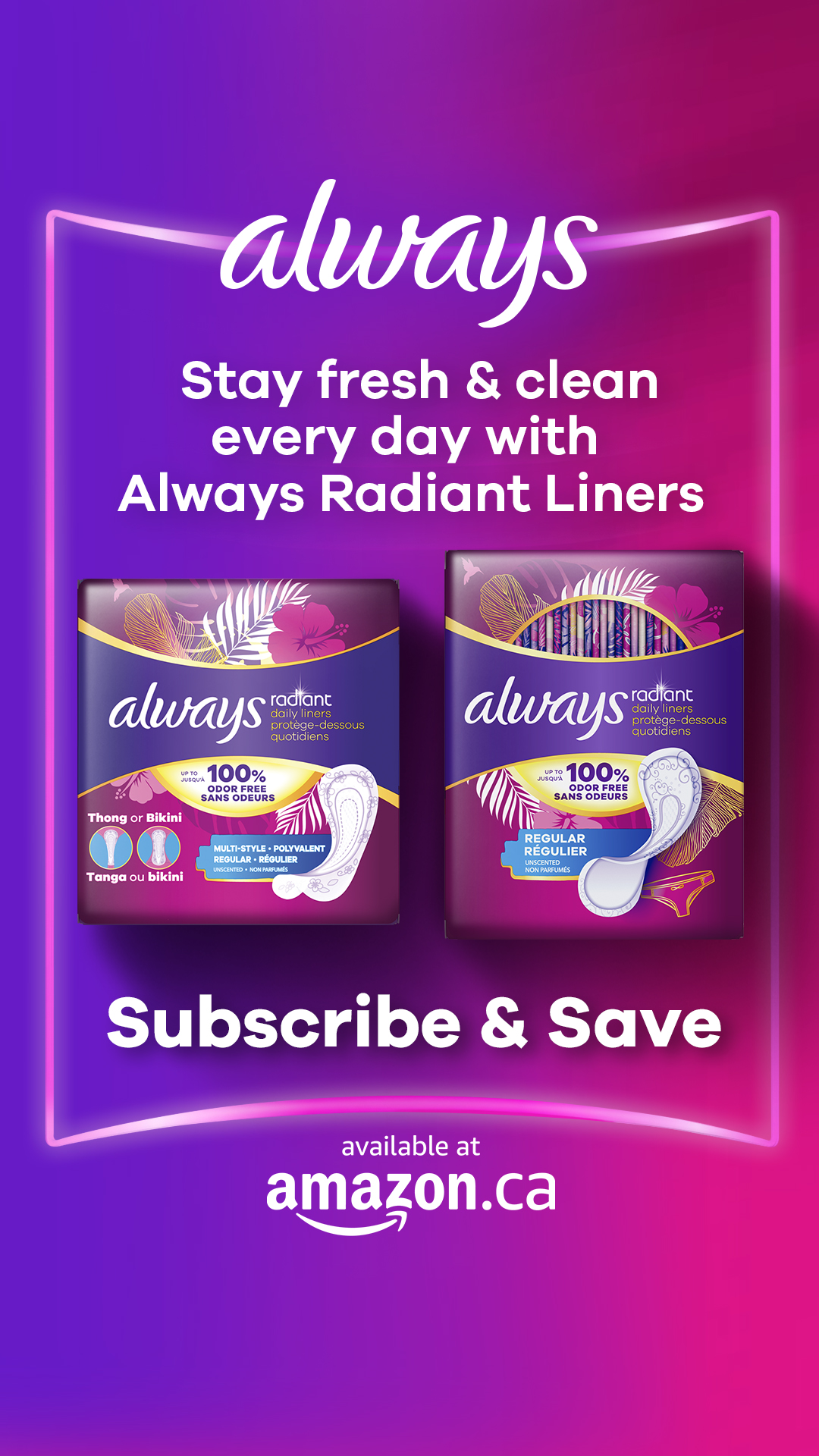Always Facebook ad